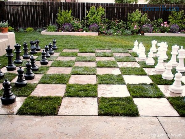 Convierte tu pequeño jardín en un tablero de juegos